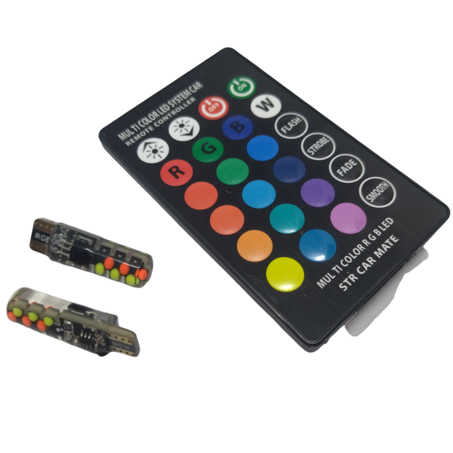 Cocuyos Led Control Remoto Rgb Carros Y Motos