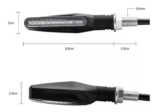 Direccionales Led Para Moto (Luz fija)